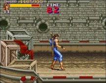 une photo d'Ã©cran de Final Fight 2 sur Nintendo Super Nes